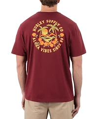 Hurley Men's Hawaiian Island Short Sleeve T-Shirt