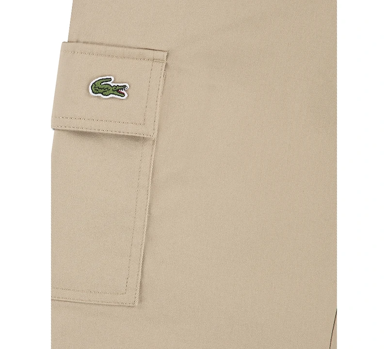 Lacoste Big Boys Stretch Twill Cargo Pants