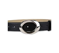 Steve Madden Smooth Belt With Ribbon Buckle