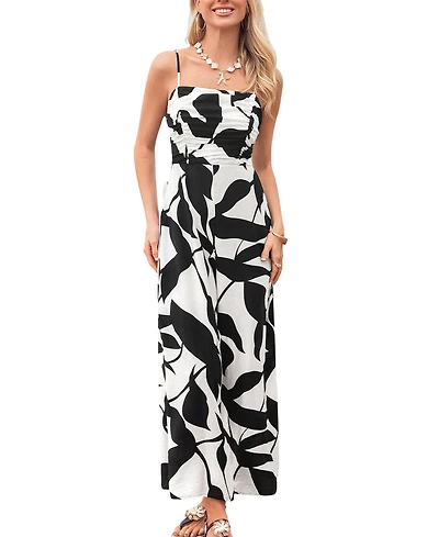 Cupshe Women's Shadow Dance Abstract Jumpsuit