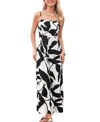 Cupshe Women's Shadow Dance Abstract Jumpsuit