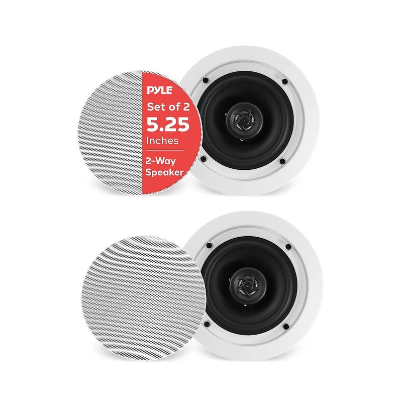 Pyle Two Way Stereo Sound Speaker - Dual Professional Audio Speakers System