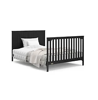 Graco Hadley 5-in-1 Convertible Crib and Changer with Drawer (Black)
