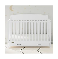 Graco Benton 5-in-1 Convertible Crib with Drawer (White)
