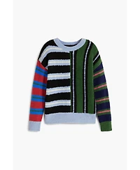 Desigual Boys Boys's Textured striped sweater