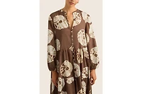 Hope And May Women's Palma Tiered Cotton Maxi Dress