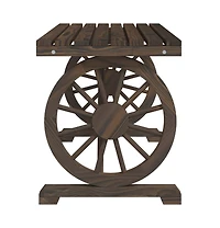 Patio Table 45.3"x21.7"x25.6" Solid Wood Fir
