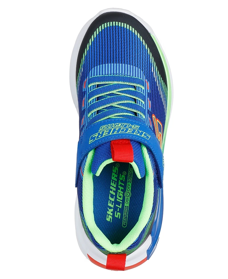 Skechers Little Kids S-Lights: Tri-Namics 2.0 Light-Up Fastening Strap Closure Casual Sneakers from Finish Line