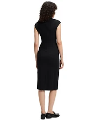 Boss by Hugo Women's Stretch Fabric Cap-Sleeve Dress