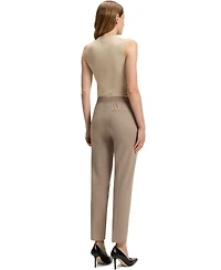 Boss by Hugo Women's Stretch Punto Milano Slim-Fit Pants