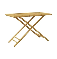 vidaXL Folding Patio Table 43.3"x21.7"x29.5" Bamboo