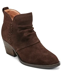 Earth Women's Chandy Ruched Block Heel Booties