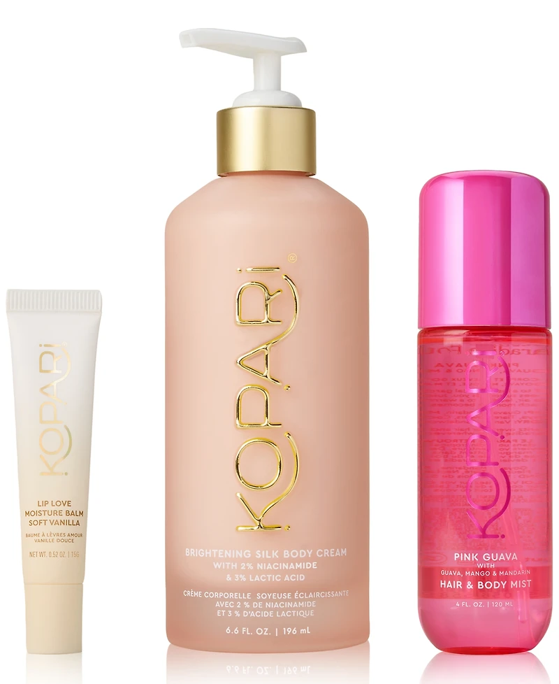 Kopari Beauty 3-Pc. Glow Bright Body & Lip Set