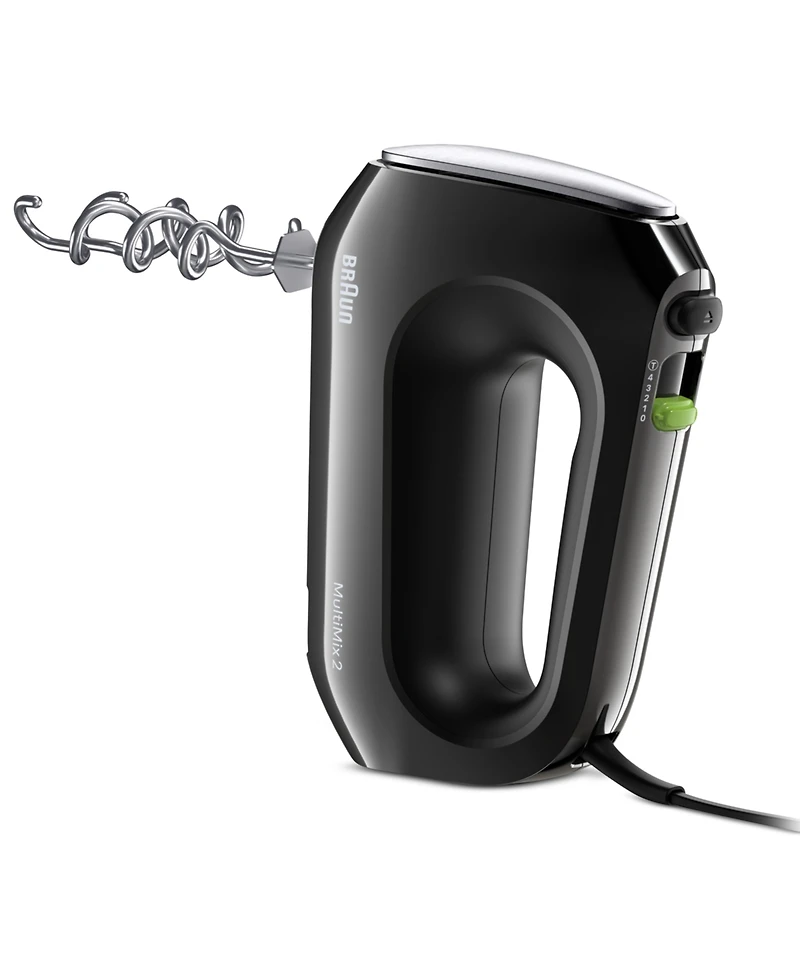 Braun Multimix2 5-Speed 250-Watt Hand Mixer, Black