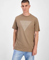 Guess Triangle Logo Short Sleeve Crewneck T-Shirt