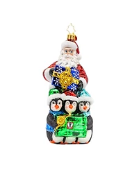 Christopher Radko Dave Thomas Foundation Santa Flurry Friends Ornament