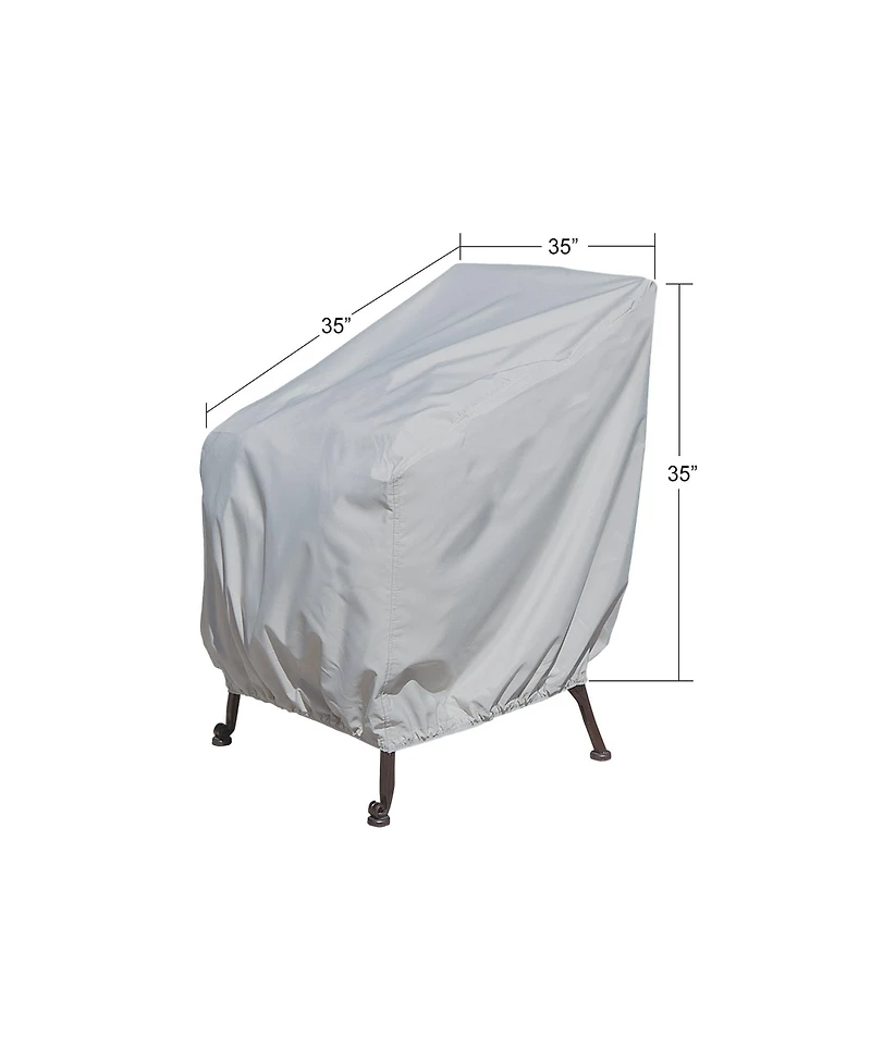 Mondawe 35"W x 35"D x 35"H Lounge Chair Protective Cover with Elastic