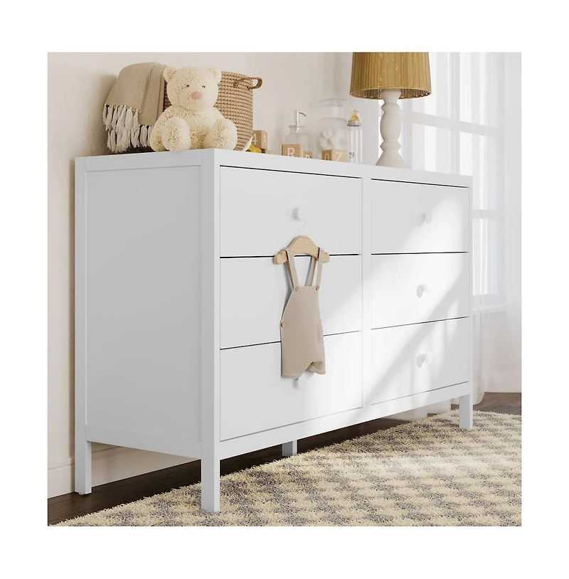 Graco Universal 6 Drawer Dresser - White