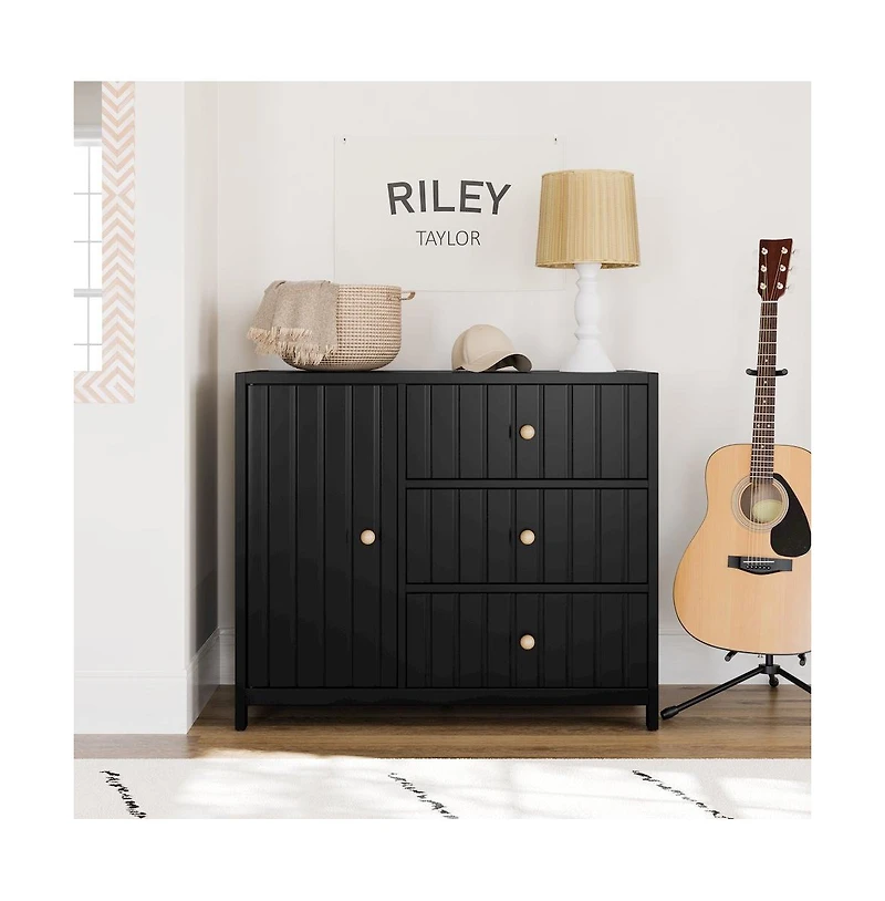 Graco Teddi Drawer Combo Dresser (Black)