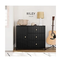 Graco Teddi Drawer Combo Dresser (Black)