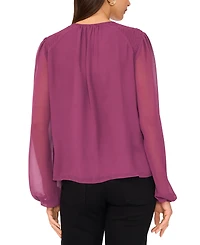 Vince Camuto Women's Long-Sleeve Tie-Neck Blouse