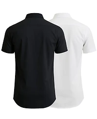 Galaxy By Harvic Men's 2-Pack Slim Fit Button-Down Shirt