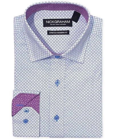 Nick Graham Men's Four-Leaf Clover Dress Shirt