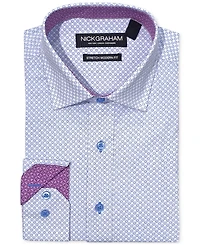 Nick Graham Men's Four-Leaf Clover Dress Shirt