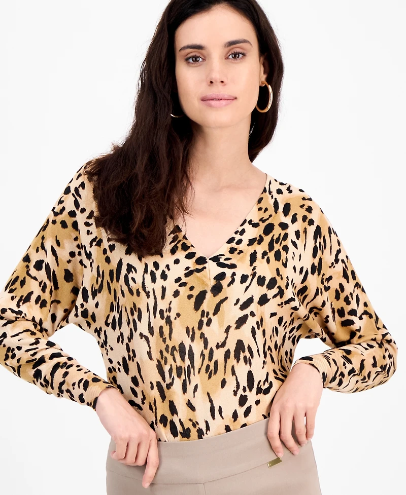 I.n.c. International Concepts Petite Dolman-Sleeve Sweater, Created for Macy's