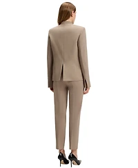 Boss by Hugo Women's Collarless Regular-Fit Blazer