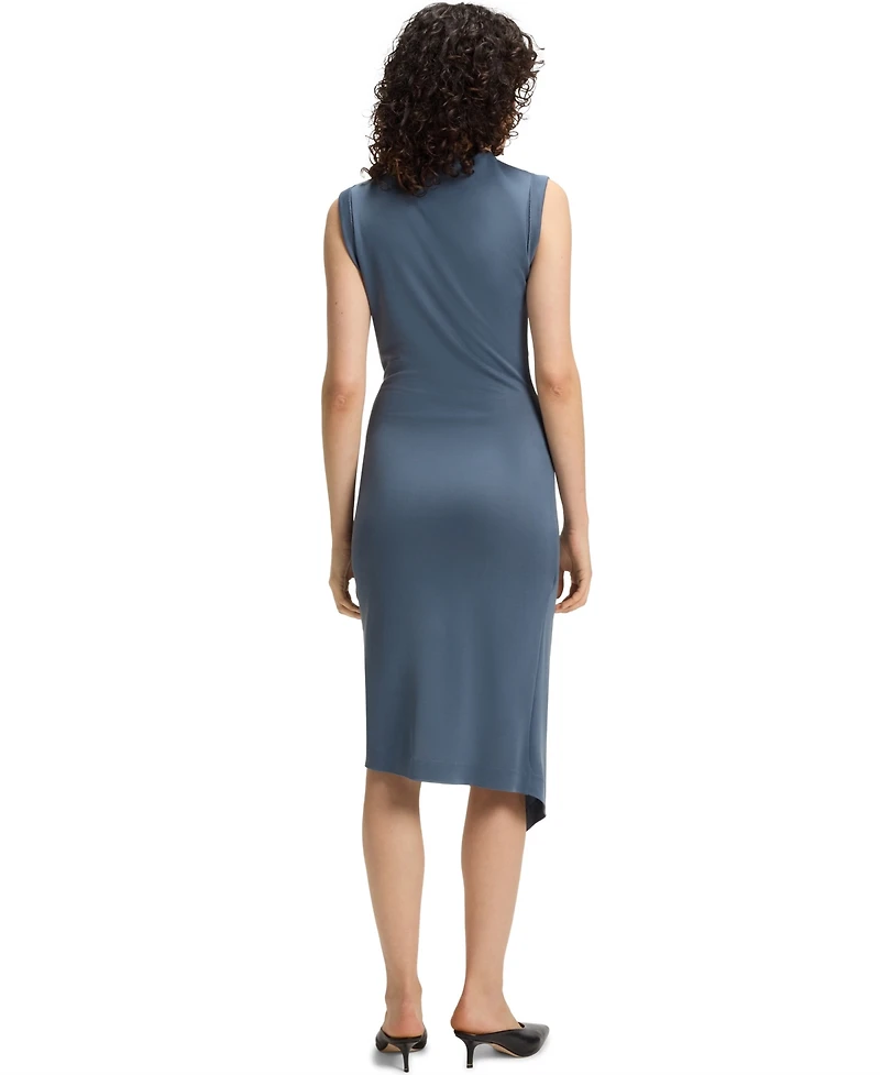 Boss by Hugo Women's Gathered Detail Wrap-Front Dress