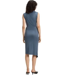 Boss by Hugo Women's Gathered Detail Wrap-Front Dress
