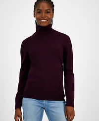 Tommy Hilfiger Women's Cotton Turtleneck Sweater