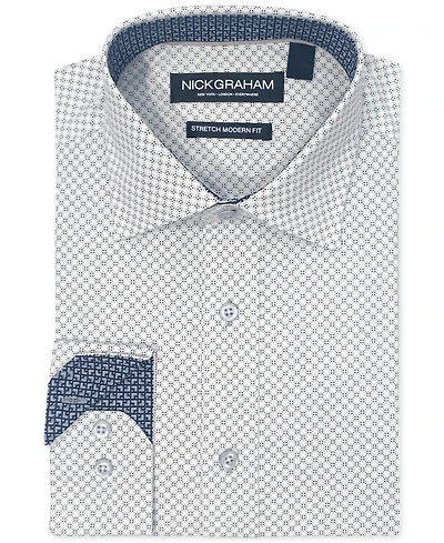 Nick Graham Men's Four-Leaf Clover Dress Shirt