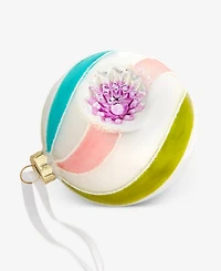 Holiday Lane Pastel Shine Rainbow Reflector Ball Ornament, Macy's Exclusive