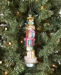 Holiday Lane Pastel Shine Rainbow Gift Box Stack Ornament, Macy's Exclusive