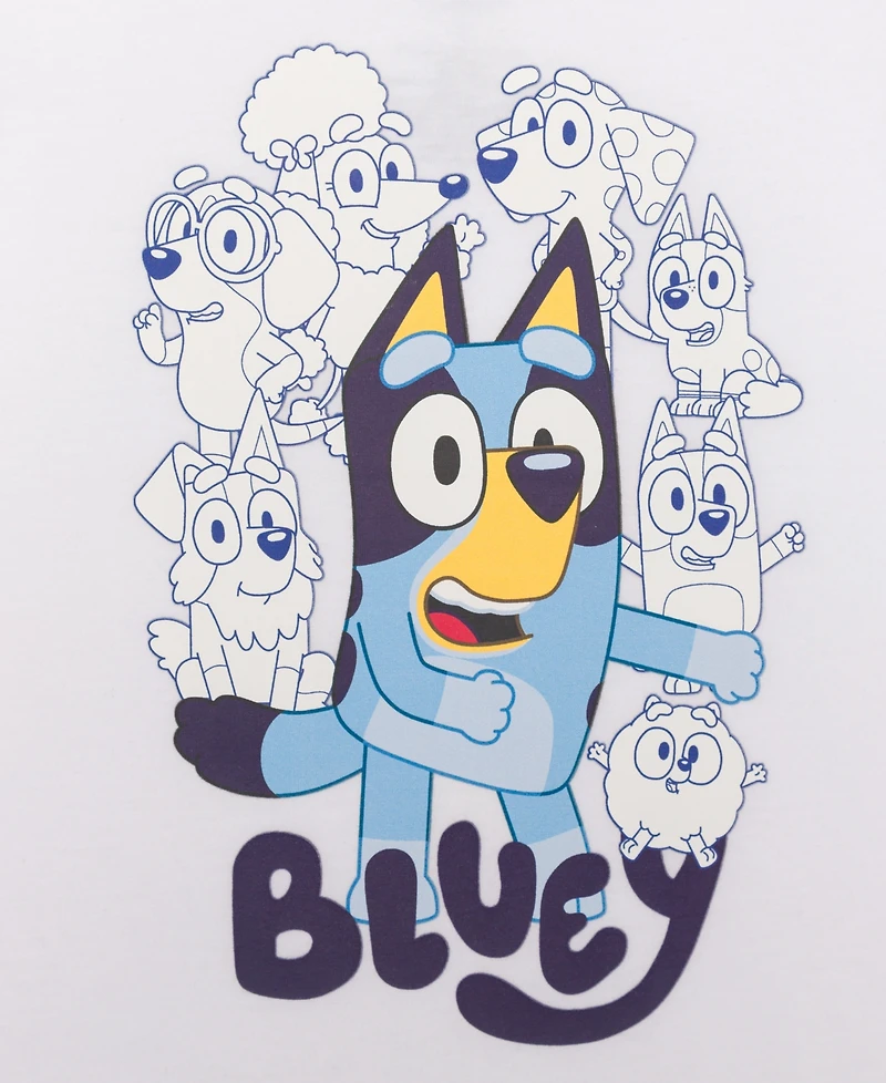 Bluey Toddler Boys 2-Piece Crewneck T-Shirt and Shorts Set
