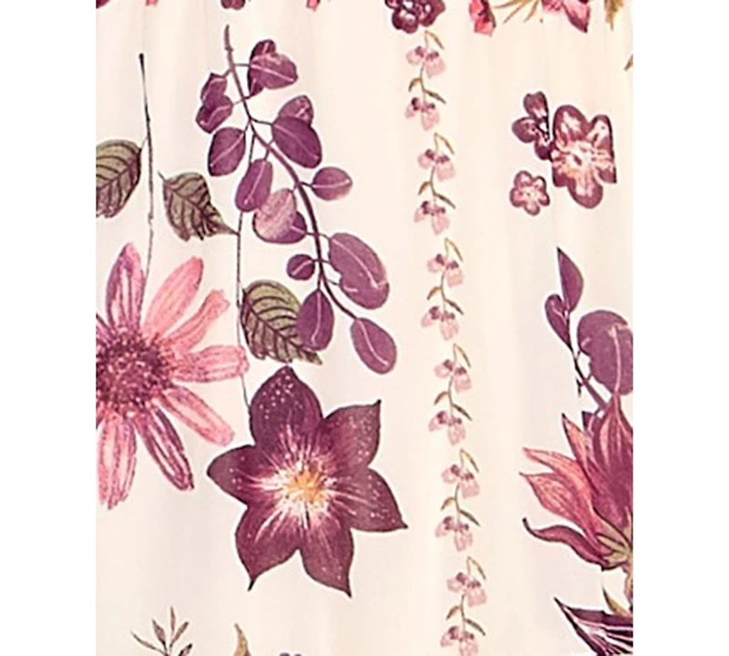 Trixxi Juniors' Pebble Chiffon Printed Sleeveless Midi Dress