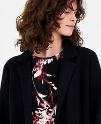 Ak Anne Klein Women's Knit Open-Front Jacket