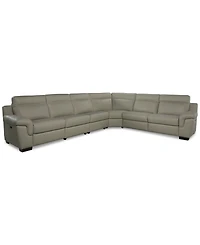Julius Ii -Pc. Leather L Sectional with Power Recliners