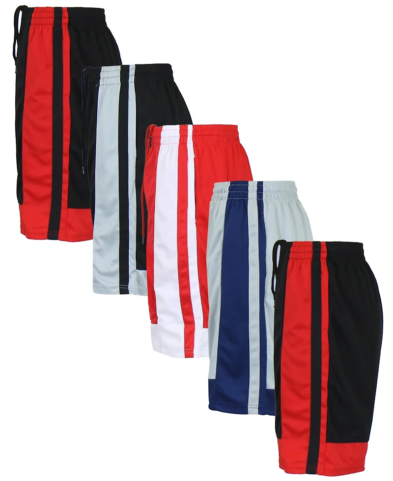 Galaxy By Harvic Men's -Pack Lightweight Breathable Moisture Wicking Mesh Shorts