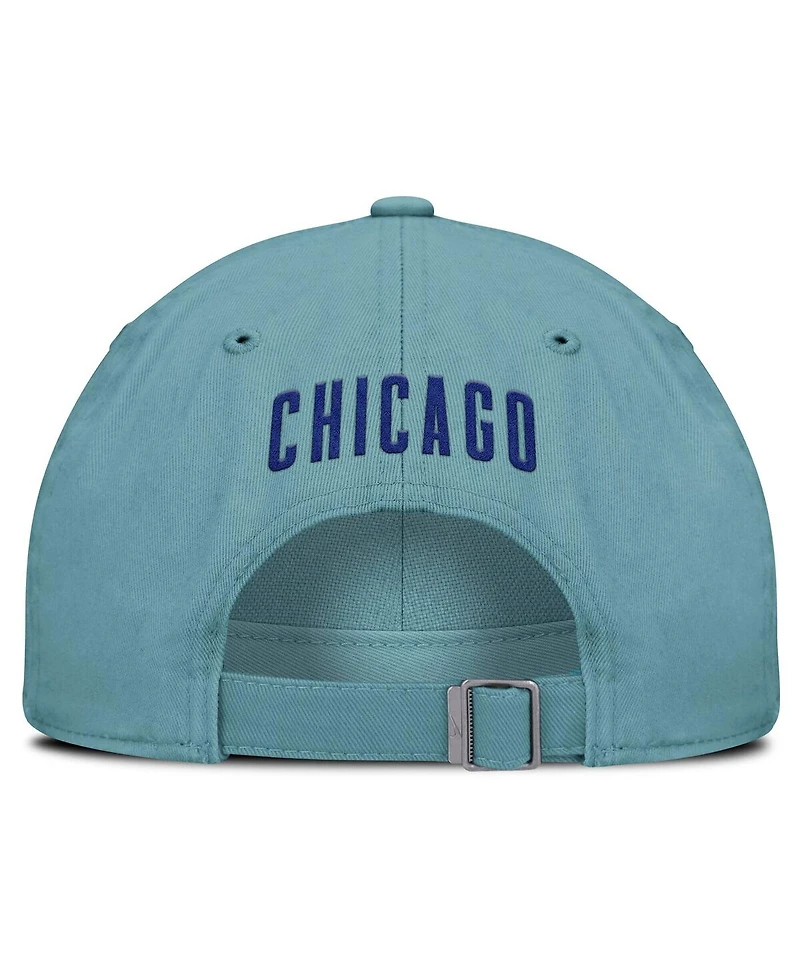 Nike Men's Turquoise Chicago Cubs Father's Day Club Adjustable Hat