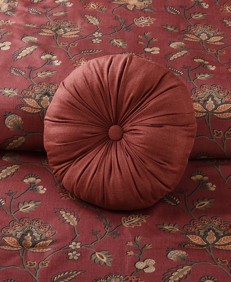 Royal Court Bari Tufted Decorative Pillow, 15" Round