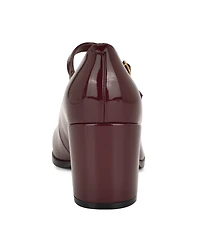 Nine West Women's MaryJ Mary Jane Block Heel Pumps