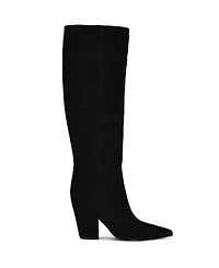 Nine West Women's Adera Wide Calf Tall Pointy Toe Dress Boots