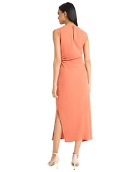 Donna Morgan Women's Sleeveless Sheath Midi Dress
