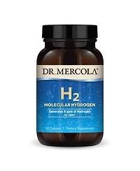 Dr. Mercola H2 Molecular Hydrogen, 90 Servings, Supports Brain Health and Cognitive Function