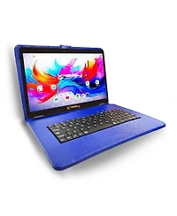 Linsay 10.1"Octa Core 256GB Storage Android 15 Tablet with Style Keyboard