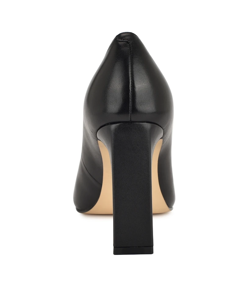 Nine West Women's Tamant Tapered Block Heel Pumps