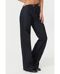 Jendue Davidson Asymmetric Belt Pants